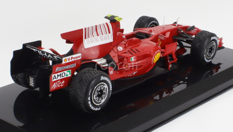 Edicola Ferrari F1  F2008 N 2 Season 2008 Felipe Massa - Con Vetrina - With Showcase 1:24 F-1 Red Met