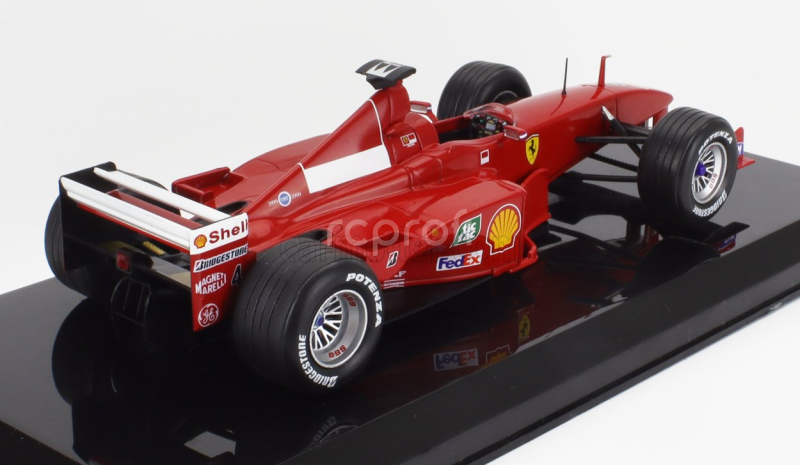 Edicola Ferrari F1 F399 Scuderia Ferrari N 4 Season 1999 Eddie Irvine - Con Vetrina - With Showcase 1:24 Red