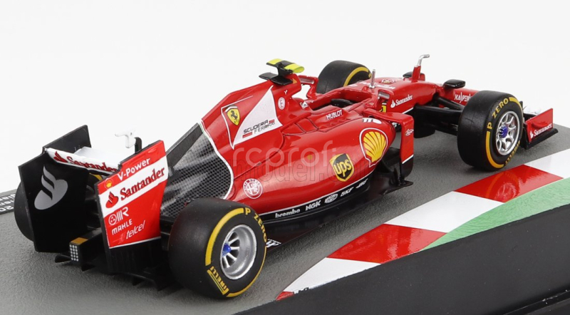 Edicola Ferrari F1  Sf15-t N 7 Season 2015 Kimi Raikkonen 1:43 Red