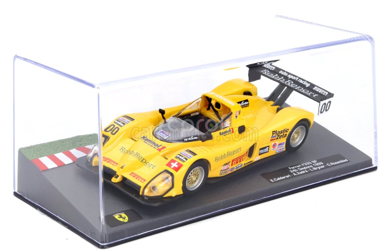 Edicola Ferrari F333 Sp 4.0l V12 Team Autosport Racing N 00 Winner 24h Daytona 1999 Enzo Calderari - Angelo Zadra - Lilian Bryner - Carl Rosenblad 1:43 Žlutá Černá