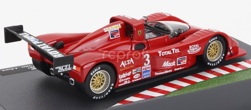 Edicola Ferrari F333 Sp 4.0l V12 Team Scandia N 3 Winner 12h Sebring 1997 Yannick Dalmas - Stefan Johansson - Fermin Velez - Andy Evans 1:43 Red