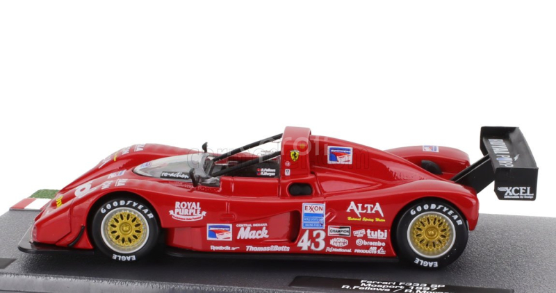 Edicola Ferrari F333 Sp 4.0l V12 Team Scandia N 43 12h Sebring 1997 Charles Morgan - Rob Morgan - Fermin Velez - Andy Evans 1:43 Red