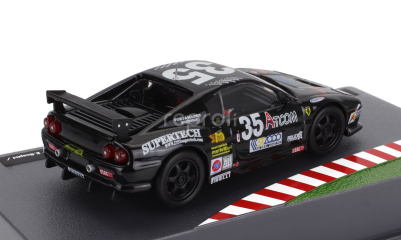 Edicola Ferrari F355 3.5l V8 Team Scapini Motorsport N 35 24h Daytona 2000 Ivan Capelli - Pierangelo Masselli - Franco Scapini - Erich Prinoth 1:43 Black