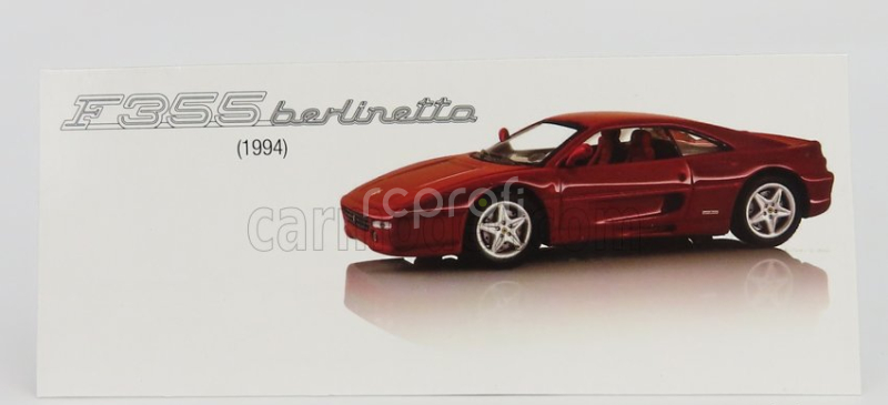Edicola Ferrari F355 Berlinetta 1994 1:43 Red