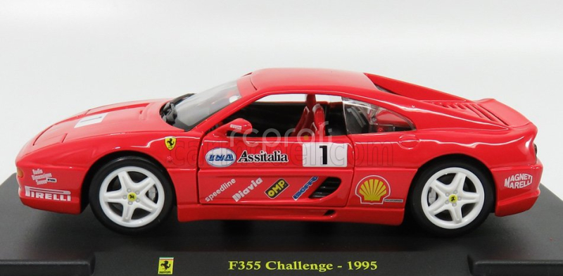 Edicola Ferrari F355 Challenge N 1 1995 - Con Vetrina - With Showcase 1:24 Red