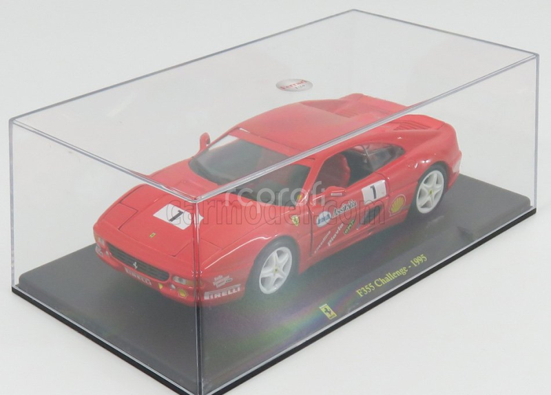 Edicola Ferrari F355 Challenge N 1 1995 - Con Vetrina - With Showcase 1:24 Red