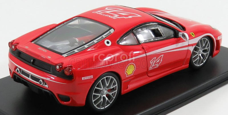 Edicola Ferrari F430 Challenge N 14 2006 - Con Vetrina - With Showcase 1:24 Red