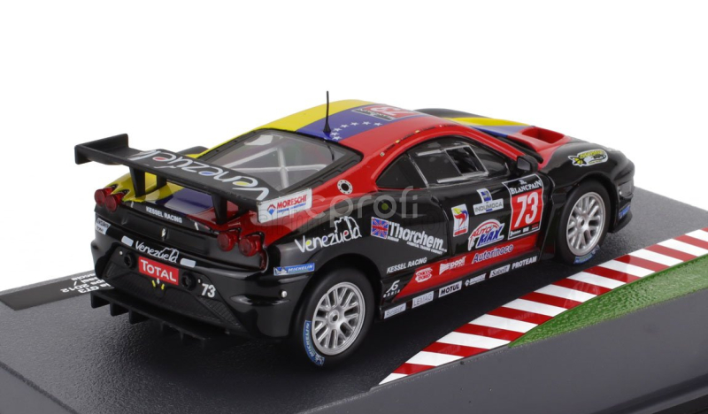 Edicola Ferrari F430 Gt3 Scuderia Team Kessel Racing N 73 24h Spa Francorchamps 2012 Paolo Andreasi - Pablo Paladino - Giacomo Piccini - Beniamino Caccia 1:43 Černá Žlutá Modrá Červená