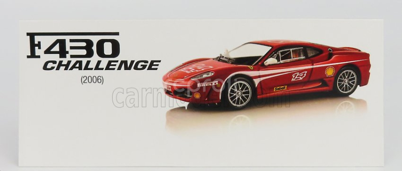 Edicola Ferrari F430 N 14 Challenge 2006 1:43 Red