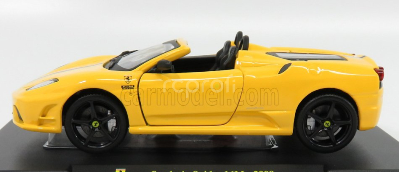 Edicola Ferrari F430 Scuderia Spider 16m 2008 - Con Vetrina - With Showcase 1:24 Žlutá
