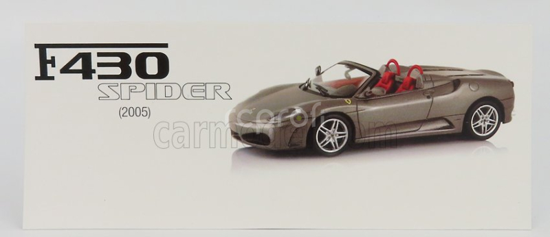 Edicola Ferrari F430 Spider 2005 1:43 Grey Met