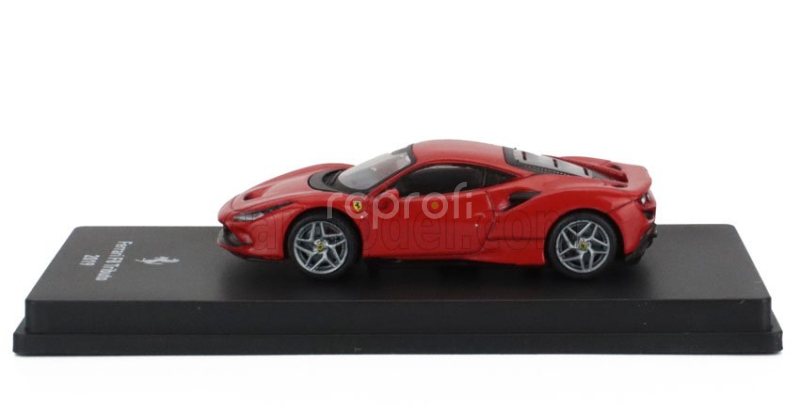 Edicola Ferrari F8 Tributo 2019 - Con Vetrina - With Showcase 1:64 Rosso Scuderia - Červená