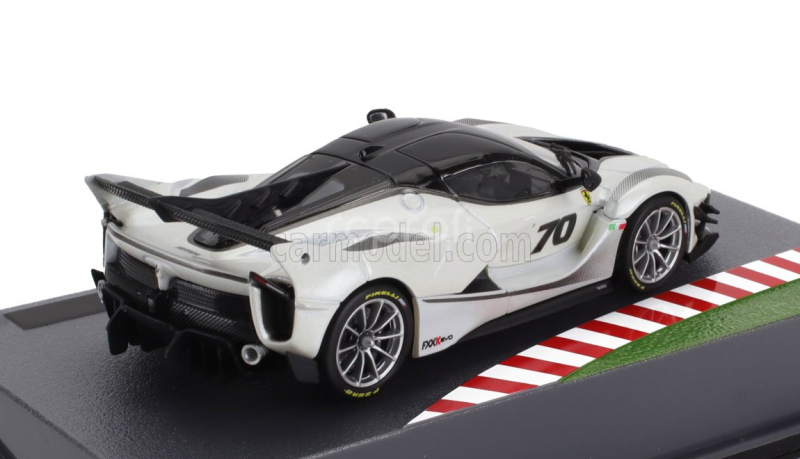 Edicola Ferrari Fxx-k Evo N 70 Press 2017 1:43 Bianco Italia - Bílá Perla Met