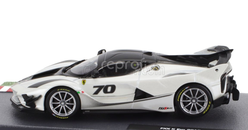 Edicola Ferrari Fxx-k Evo N 70 Press 2017 1:43 Bianco Italia - Bílá Perla Met
