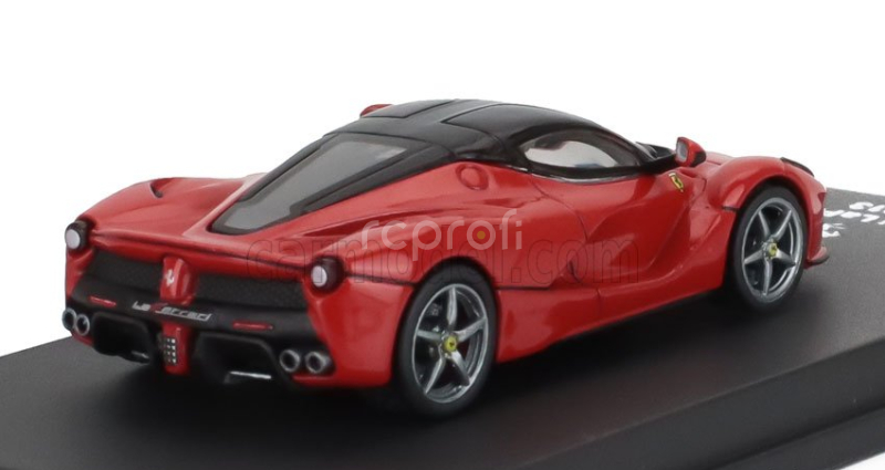 Edicola Ferrari Laferrari 2013 - Con Vetrina - With Showcase 1:64 Rosso Corsa 322 - Červená