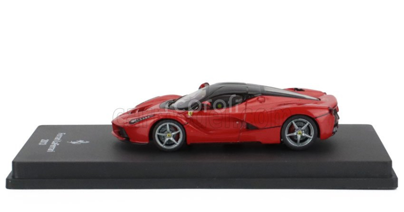 Edicola Ferrari Laferrari 2013 - Con Vetrina - With Showcase 1:64 Rosso Corsa 322 - Červená