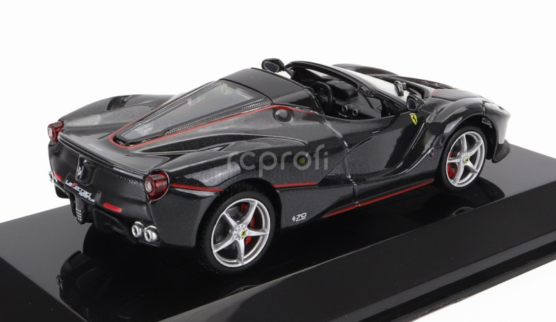 Edicola Ferrari Laferrari Aperta Spider 2016 - Con Vetrina - With Showcase 1:43 Black