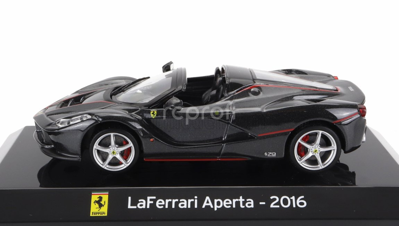 Edicola Ferrari Laferrari Aperta Spider 2016 - Con Vetrina - With Showcase 1:43 Black