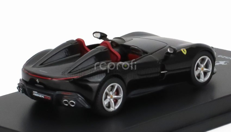 Edicola Ferrari Monza Sp2 2018 - Con Vetrina - With Showcase 1:64 Nová Černá Daytona Met
