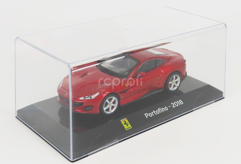 Edicola Ferrari Portofino 2018 - Con Vetrina - With Showcase 1:43 Red