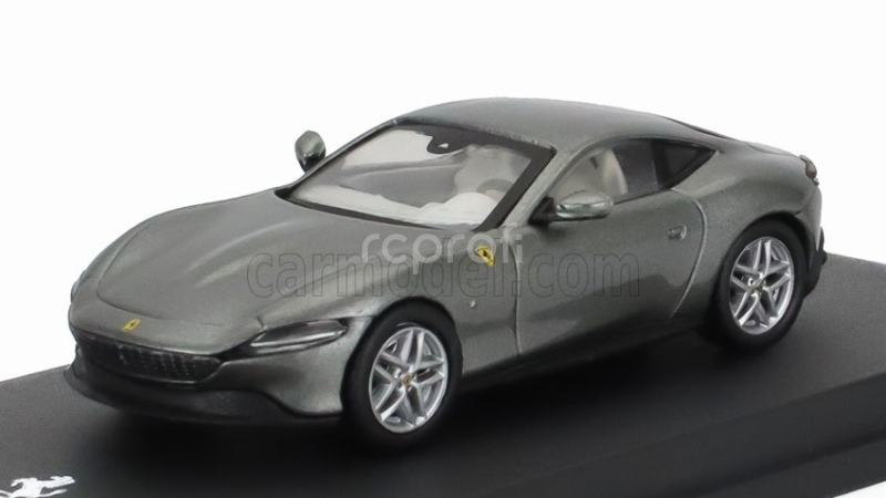 Edicola Ferrari Roma 2020 - Con Vetrina - With Showcase 1:64 Grigio Medio - Šedá