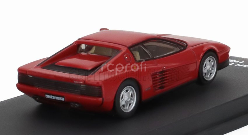 Edicola Ferrari Testarossa 1984 - Con Vetrina - With Showcase 1:64 Red