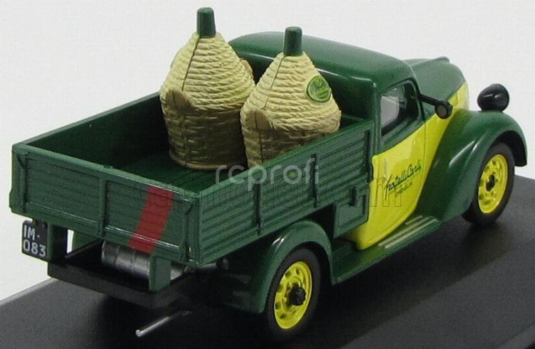 Edicola Fiat 1100 Elr Camioncino Pick-up Olio Carli 1953 1:43 Tmavě Zelená Žlutá