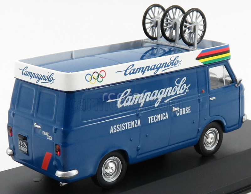 Edicola Fiat 238 Van Campagnolo Assistenza Corse 1972 1:43 Modrá Bílá