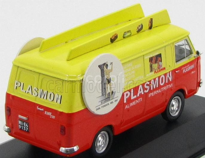 Edicola Fiat 238 Van Plasmon 1967 1:43 Oranžová Žlutá