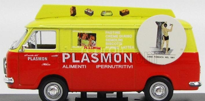 Edicola Fiat 238 Van Plasmon 1967 1:43 Oranžová Žlutá