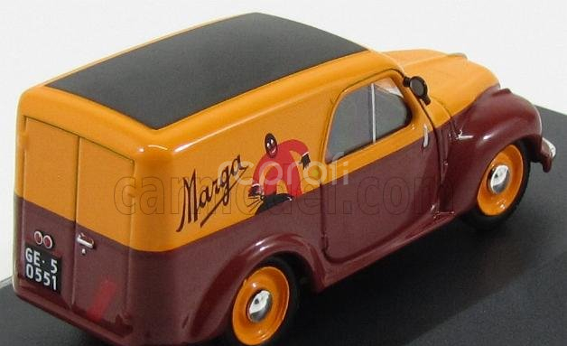 Edicola Fiat 500 C Van Furgoncino Marga 1950 1:43 Žlutě Hnědá