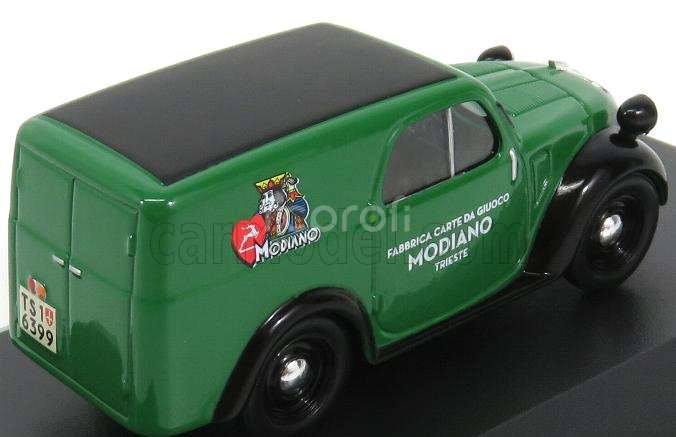 Edicola Fiat 500a Van Furgoncino Modiano 1946 1:43 Zelená Černá