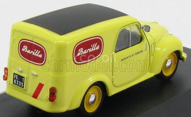 Edicola Fiat 500c Furgoncino Van Barilla 1951 1:43 Žlutá