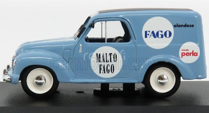 Edicola Fiat 500c Van Furgoncino Malto Fago 1950 1:43 Světle Modrá