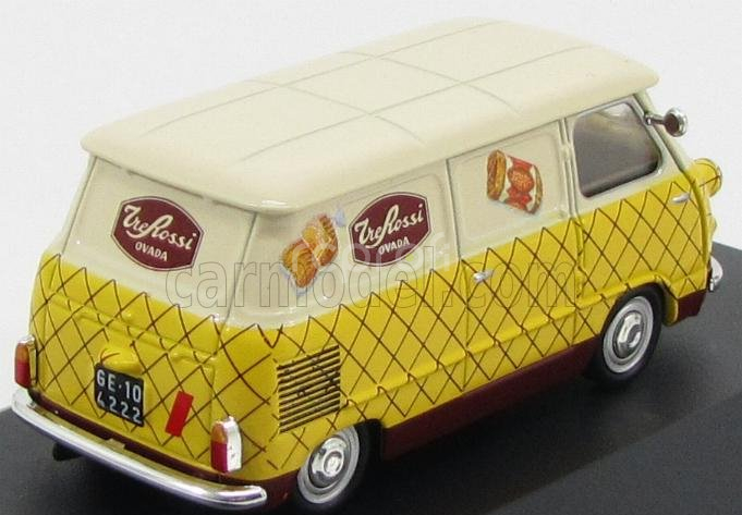 Edicola Fiat 600 Furgone Van Tre Rossi 1957 1:43 Slonová Kost Krémově Hnědá