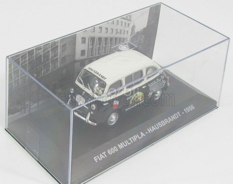 Edicola Fiat 600 Multipla Hausbrandt Caffe' 1956 1:43 Černá Bílá