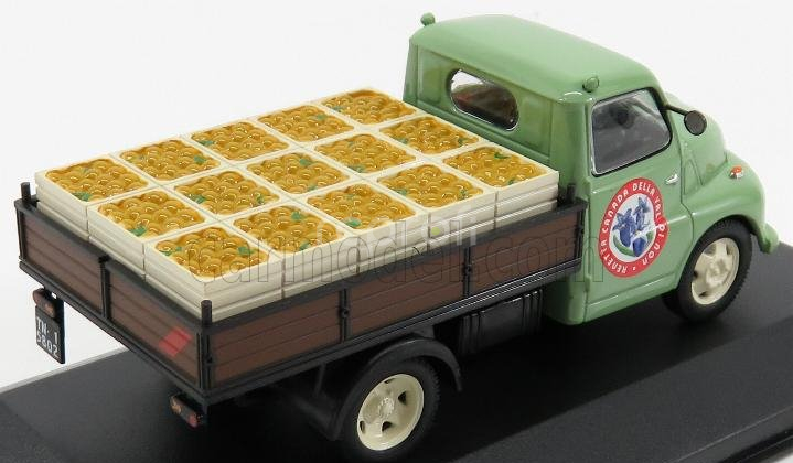 Edicola Fiat 615n Truck Consorzio Mele Val Di Non 1953 1:43 Zelená Hnědá