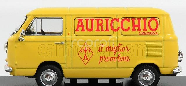 Edicola Fiat 850t Van Auricchio 1972 1:43 Žlutá