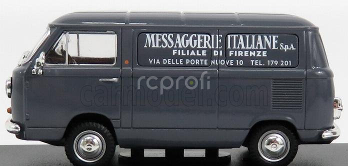 Edicola Fiat 850t Van Messaggerie Italiane 1965 1:43 Grey