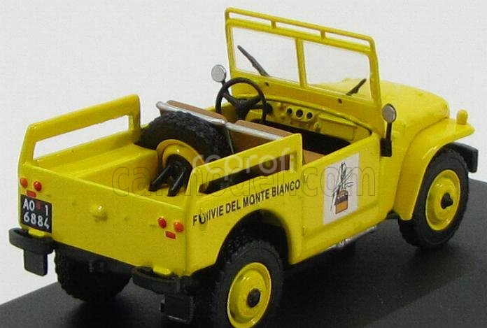 Edicola Fiat Campagnola Funivie Del Monte Bianco 1963 1:43 Žlutá