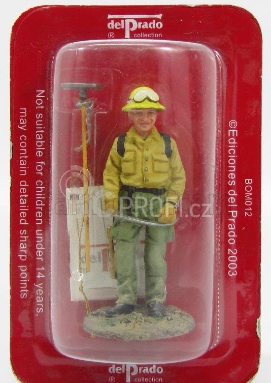 Edicola-figures Vigili del fuoco Vigile Del Fuoco Forestale Americano New York City 2003 - American Fireman 1:32 Zelená Žlutá