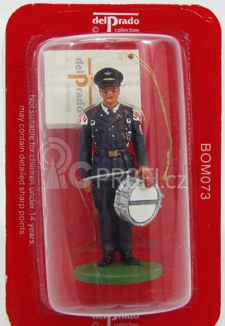 Edicola-figures Figurka německého hasiče s bubnem 2003 1:32