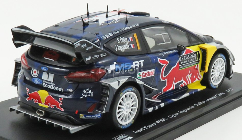 Edicola Ford england Fiesta Wrc Team M-sport N 1 Winner Rally Montecarlo World Champion 2017 S.ogier - J.ingrassia 1:24 Modrá Červená Žlutá