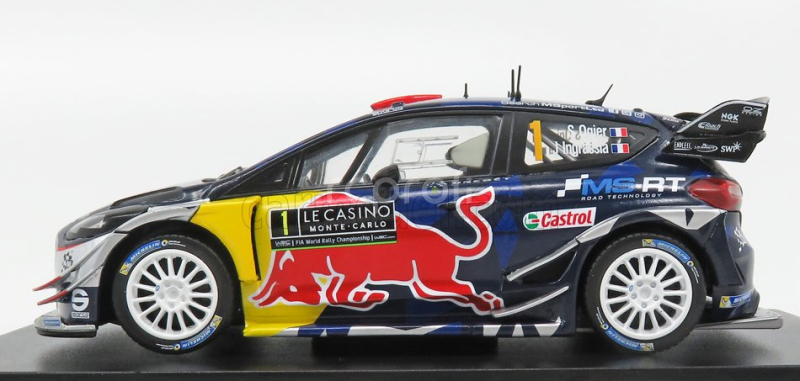 Edicola Ford england Fiesta Wrc Team M-sport N 1 Winner Rally Montecarlo World Champion 2017 S.ogier - J.ingrassia 1:24 Modrá Červená Žlutá