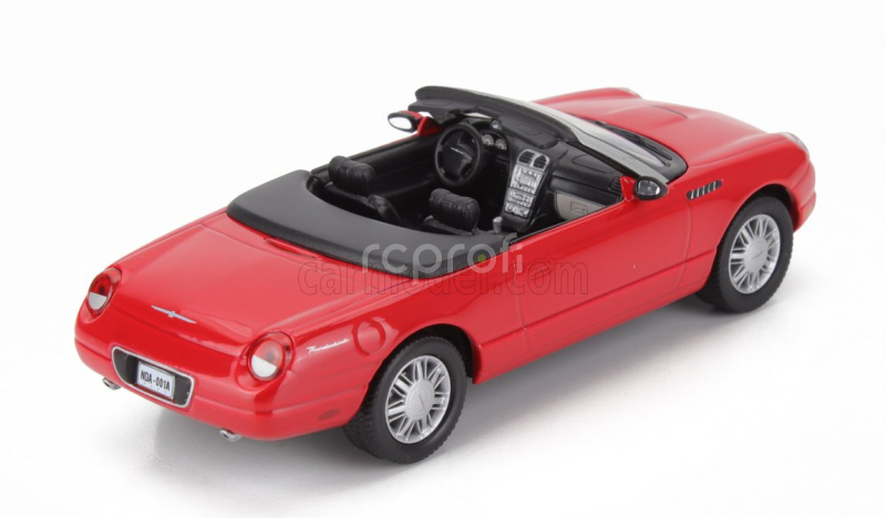 Edicola Ford usa Thunderbird Spider Cabriolet Open 2003 1:43 Red