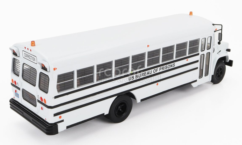 Edicola GMC 6000 Us Autobus Bureau Of Prison Usa 1990 1:43 Bílá Černá