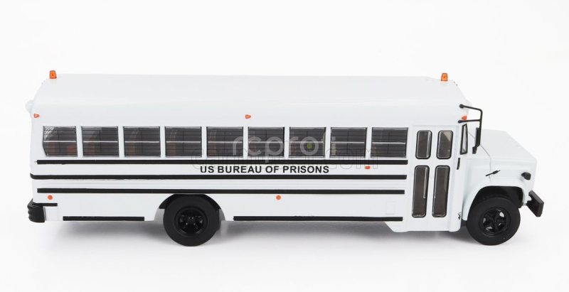 Edicola GMC 6000 Us Autobus Bureau Of Prison Usa 1990 1:43 Bílá Černá