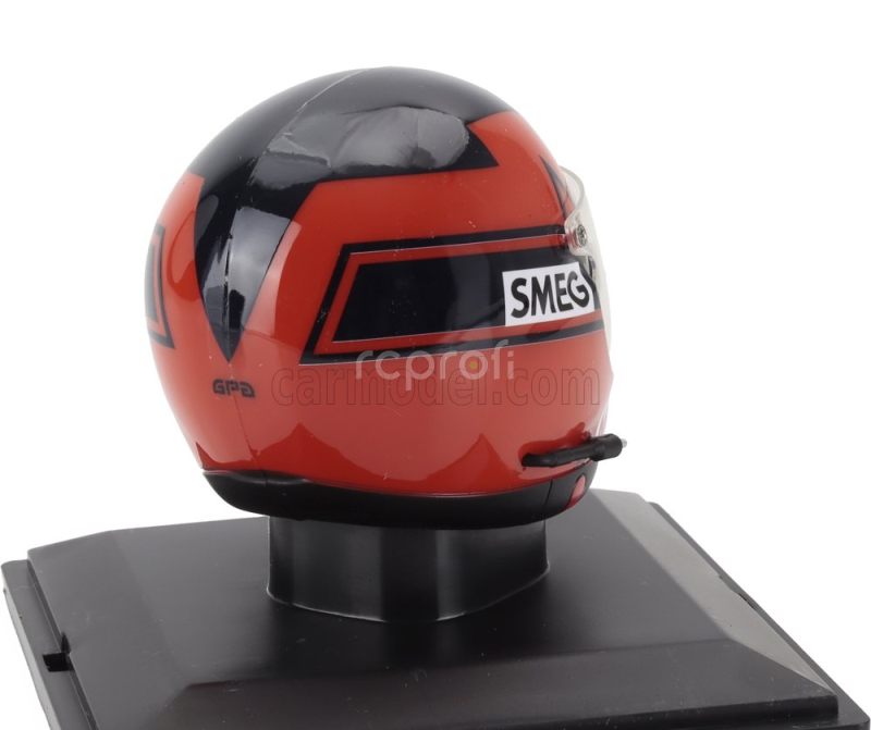 Edicola Helmet F1  Casco Helmet Gilles Villeneuve 312t4 Team Ferrari Season 1979 1:5 Červená Černá