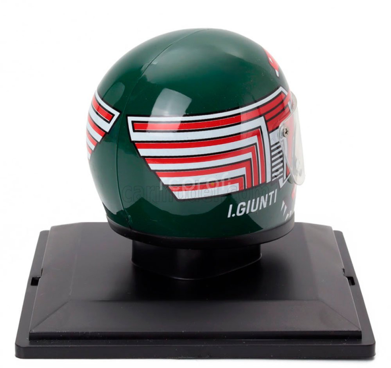 Edicola Helmet F1  Casco Helmet Ignazio Giunti 312b Team Ferrari Season 1970 1:5 Tmavě Zelená Červená Bílá