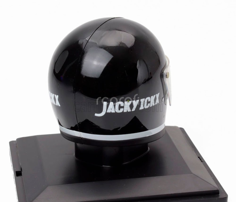 Edicola Helmet F1  Casco Helmet Jacky Ickx 312 B2 Team Ferrari Season 1971 1:5 Black
